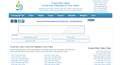 Desktop Screenshot of cruiseshipvideoclips.com