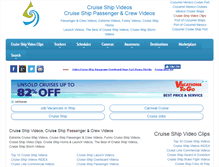 Tablet Screenshot of cruiseshipvideoclips.com